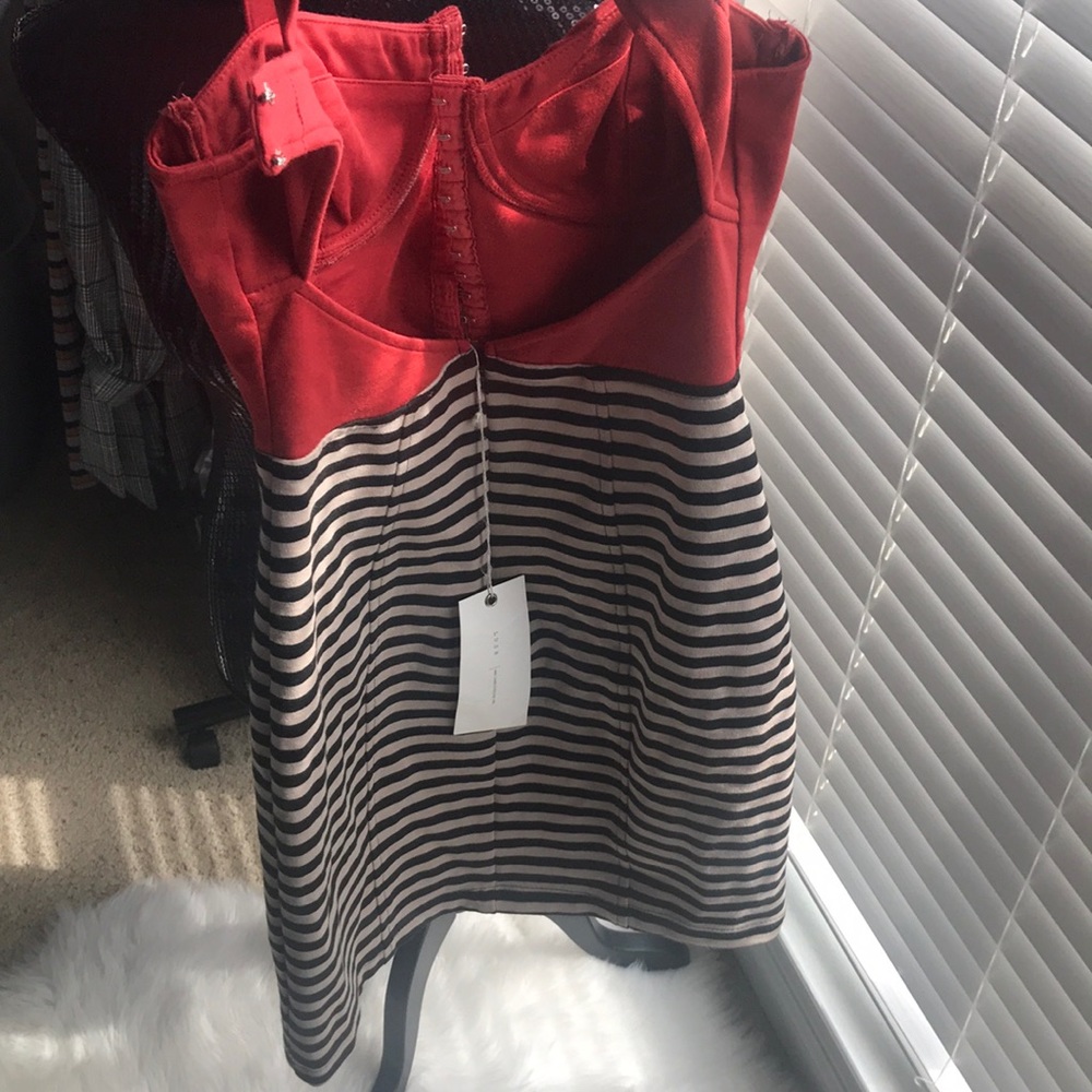 fitted corset like dress